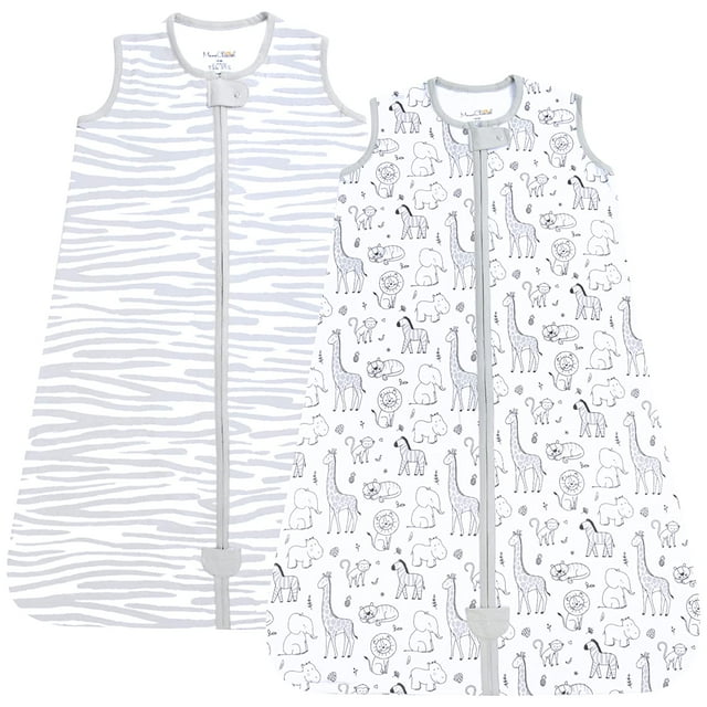 Mama Cheetah Sleep Sack, 0.5 TOG Organic Cotton Baby Wearable Blanket