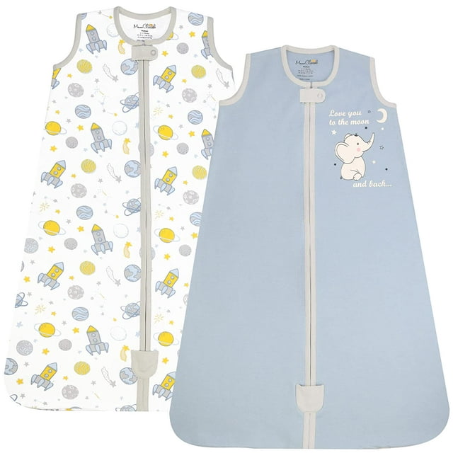 Mama Cheetah Sleep Sack, 0.5 TOG Organic Cotton Baby Wearable Blanket