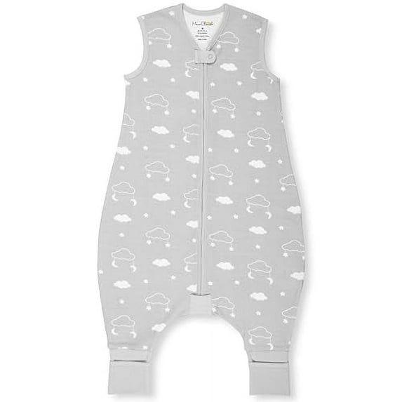 Mama Cheetah Toddler Sleep Sack with Feet, 1.0 TOG Organic Cotton Baby Sleeping Bag with Legs, Wearable Blankets for Walkers w/ 2-Way Zipper, Baby Sleep Sack for Girls & Boys, 18-36 Months