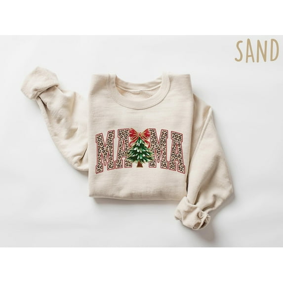 Mama Christmas Sweatshirt, Christmas Mom Sweatshirt, Mama Crewneck, Mama Winter Sweatshirt, First Time Mom Gift, Expecting Mom Gift