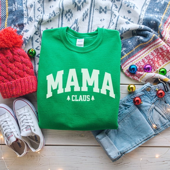 Mama Claus T-Shirt, Mama Christmas T-Shirt, Mom Christmas Gift, Mama T-Shirt, Family Chris