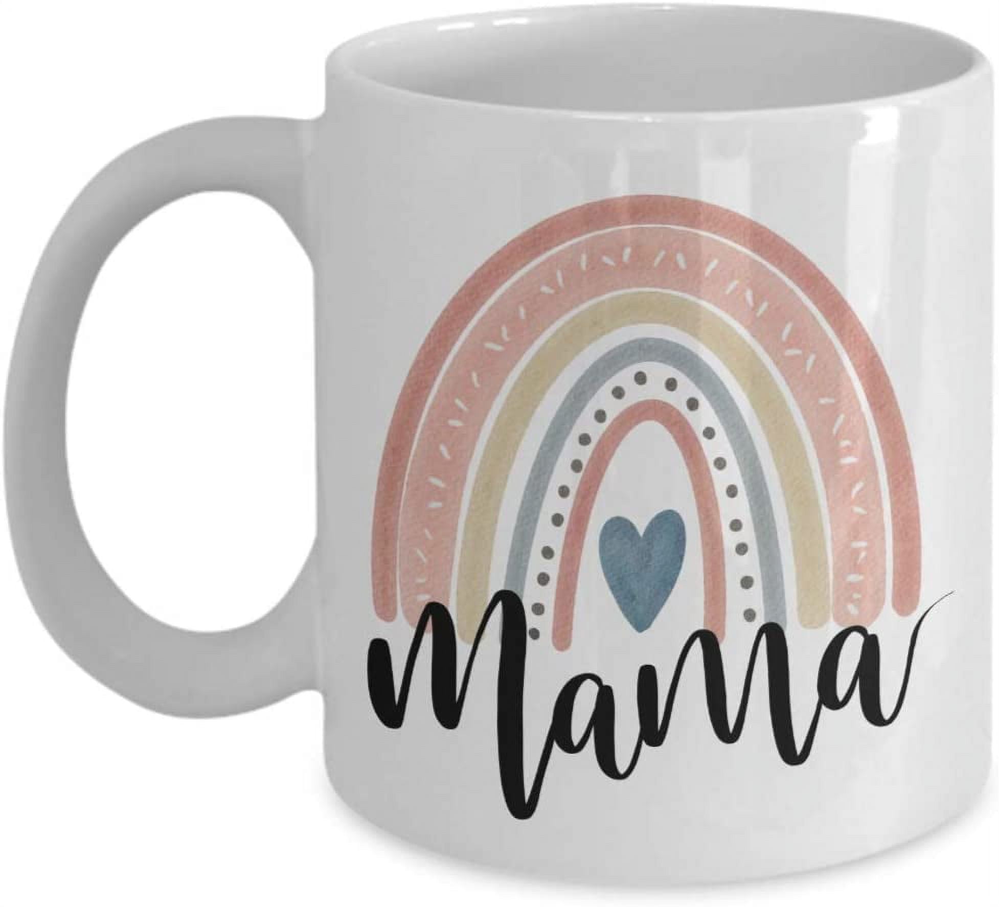 15 oz Rainbow Boy Mom Ceramic Coffee Mug – Emma K Designs