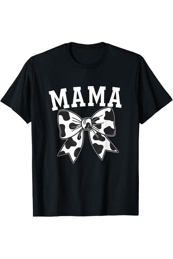 Mama Cow Print Mother's Day Tee