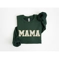 thumbnail image 1 of Mama Crewneck, Patch Mama Sweater, Her, Mama Glitter Sweatshirt, Mother's Day Shirt, New Mama Sweatshirt, Glitter Mom Gift SWEATSHIRT All Size S-5XL, 1 of 5
