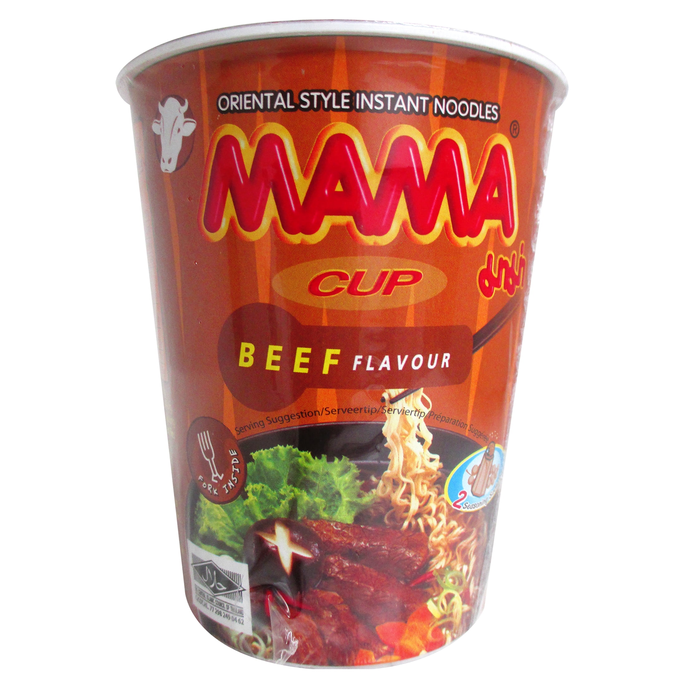 Mama Cup Noodles Beef - Walmart.com