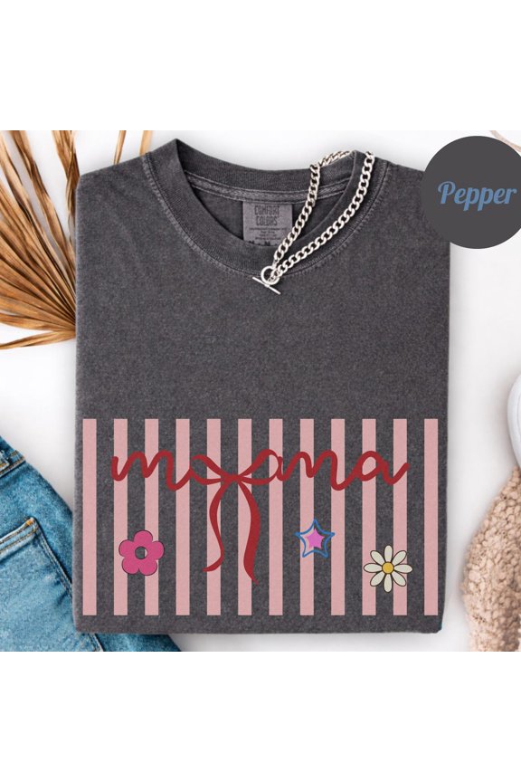 Mama Cute Mom Minimalist for T-Shirt