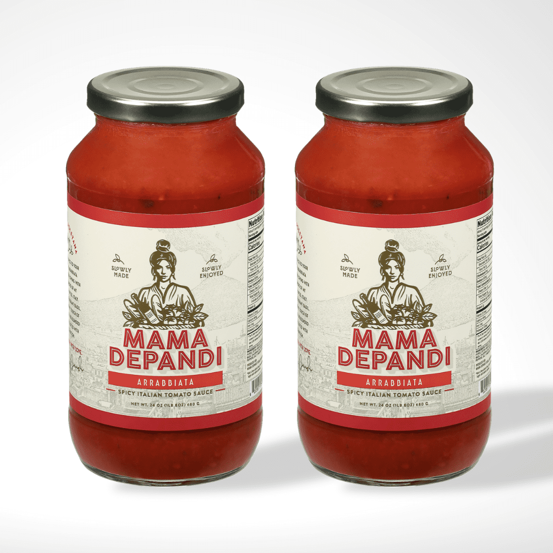 Mama Depandi’s Authentic Arrabbiata Pasta Sauce, 24 oz Jars (2-Pack ...