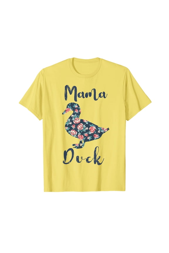 Mama Duck-Shirt Women Duck-Mom Funny Mother Day Gift Farm T-Shirt