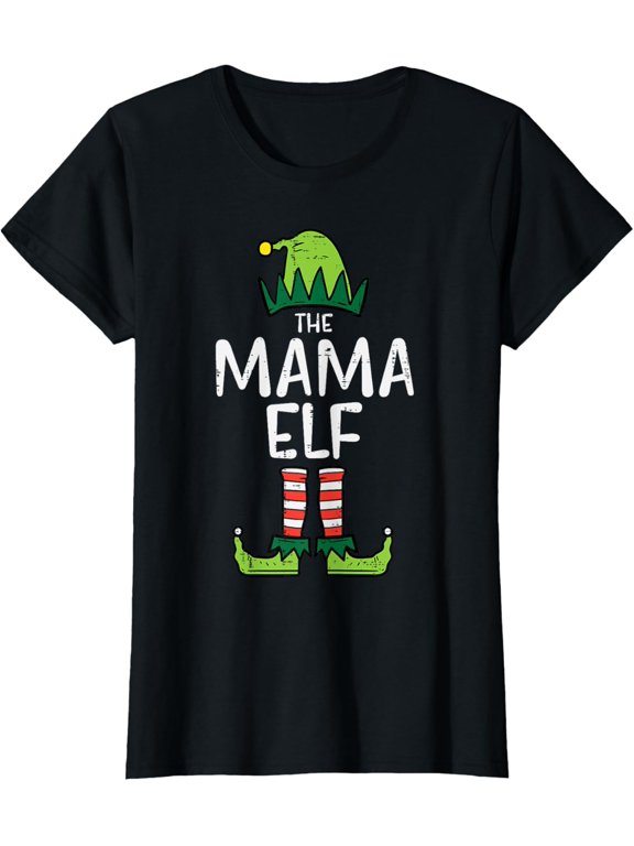 Xmas Matching Christmas For Family Mom Women T-Shirt men and women can wear, black, white, gifts