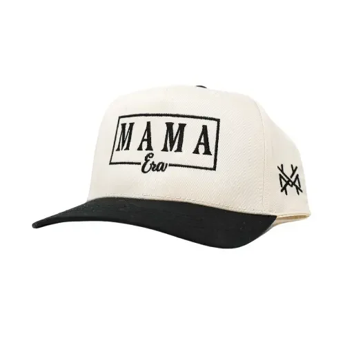 Mama Era Embroidered Trucker Hat, Vintage Adjustable Snapback Mesh Baseball Cap for Women, Stylish Retro Mom Life Hat for Daily Wear, Casual Outfits and Outdoor Fashion Accessory