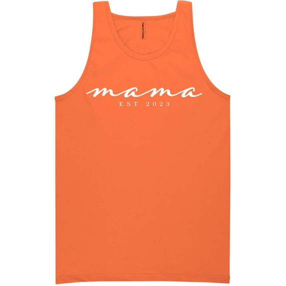 Mama Est 2023 Neon Tank Top