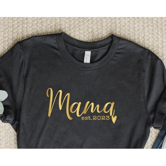 Mama Est 2023 Shirt: Pregnancy Announcement