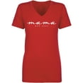 thumbnail image 1 of Mama Est 2023 Womens V-Neck T-Shirt, 1 of 2