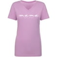 thumbnail image 1 of Mama Est 2023 Womens V-Neck T-Shirt, 1 of 3