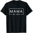 thumbnail image 1 of Mama Est 2024 Promoted To Mommy Mother's Day Mom 2024 T-Shirt, 1 of 5