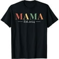 thumbnail image 1 of Mama Est 2024 Promoted To Mommy Mother's Day Mom 2024 T-Shirt, 1 of 4