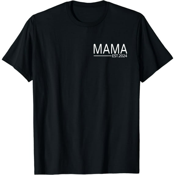 Mama Est 2024 Promoted to Mommy Mother's Day Mom 2024 T-Shirt