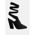thumbnail image 1 of Mama Fav Lace Up Block Heel Mules, 1 of 8