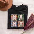thumbnail image 1 of Mama Floral T-Shirt, Vintage Aesthetic Mom Shirt Gift, Boho Mom Shirt Summer Gift, Mama Life Shirt, Cute Floral, First Mama, 1 of 5