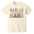 thumbnail image 1 of Mama Flower Shirt. Retro Motherhood T-Shirt with Cute Floral Letters and Quote. Great for Mother's Day, baby showers, or daily wear., 1 of 7