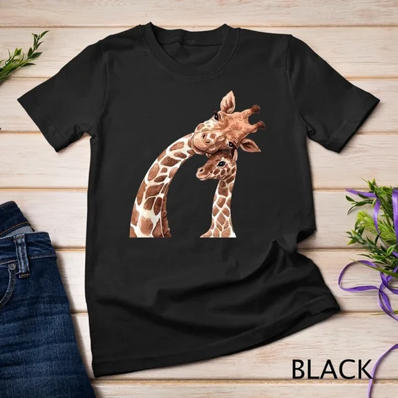 Mama Giraffe Love T Shirt; Protect Giraffe T-Shirt Unisex S-5Xl Hot Trending Shirt, Vintage Birthday Gift