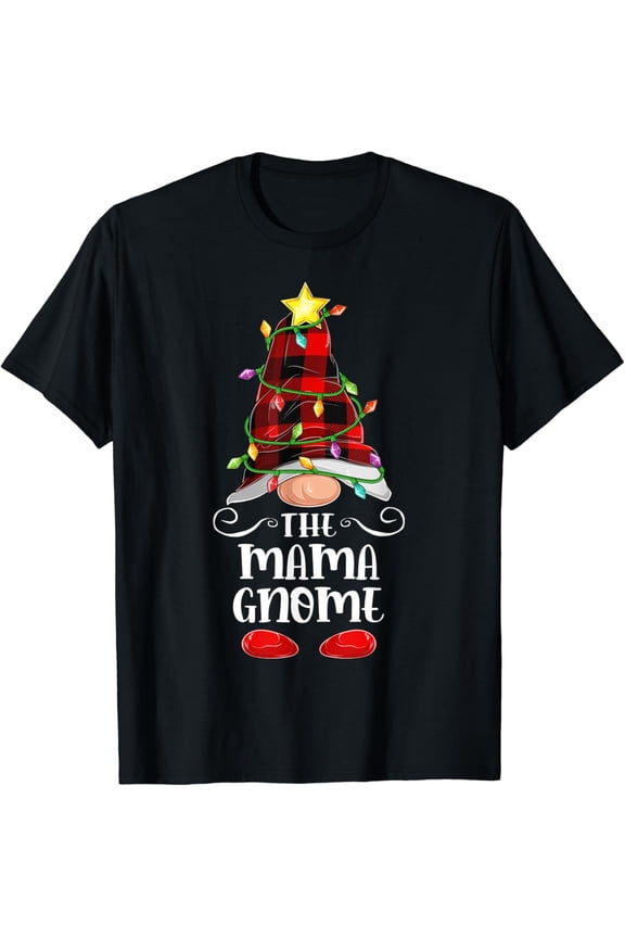Mama Gnome Family Christmas Graphic T-Shirt
