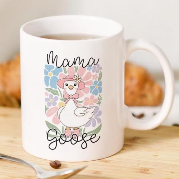 Mama Goose Mug, Mother's Day Gift, Funny Goose Mug, Gift Mum, Funny Office Mug, Funny Quote Mug, Funny Meme Gif, Goose Lover Gift.