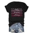 thumbnail image 1 of Mama Graphic Tees for Women 2026 Summer Short Sleeve Crewneck Mother's Day Tshirt, 1 of 2