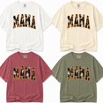 thumbnail image 1 of Mama Halloween Shirt, Spooky Mama Varsity Letter Graphic Tee, Ghost Pumpkin Fall Spooky Season Gift for Mom, Unisex, 1 of 10