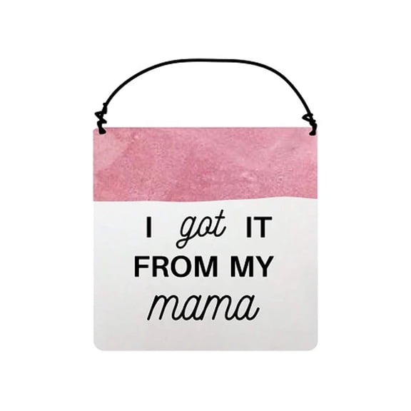 Mama Hanging Plaque Our Name Is Mud