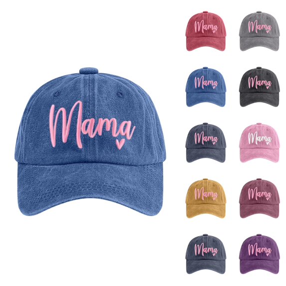 Mama Hat Cute Mama Letter Embroidered Baseball Cap Mother's Day Gift Mother Hat