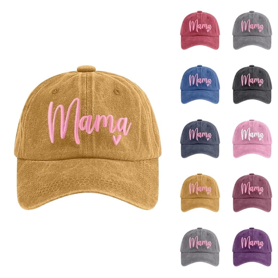 Mama Hat Cute Mama Letter Embroidered Baseball Cap Mother's Day Gift Mother Hat