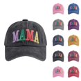 thumbnail image 1 of Mama Hat Mama Letter Embroidered Baseball Cap Mother's Day Gift Mother Hat, 1 of 4
