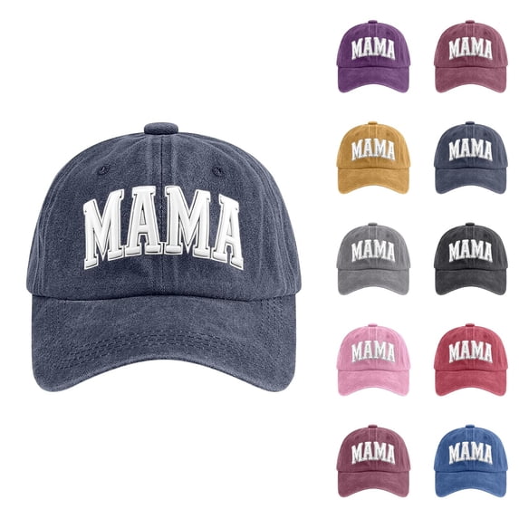 Mama Hat Mama Letter Printed Baseball Cap Mother's Day Gift Mother Hat
