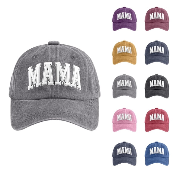 Mama Hat Mama Letter Printed Baseball Cap Mother's Day Gift Mother Hat