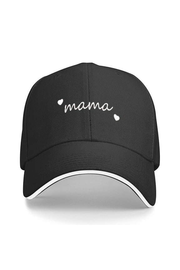 Mama Hat Print Baseball Cap Adjustable Strap for Running Workouts and Outdoor Activities All Seasons,Made In USA,Adult One Size Fits All