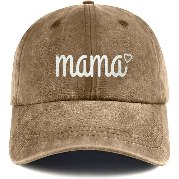 Mama Hat for Women Adjustable Cotton Baseball Cap Gifts for Mom Hats