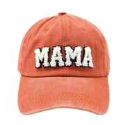 Mama Hat for Women, Gifts for Mom, New Mom, Mom to Be, Adjustable Washed Distressed Baseball Cap