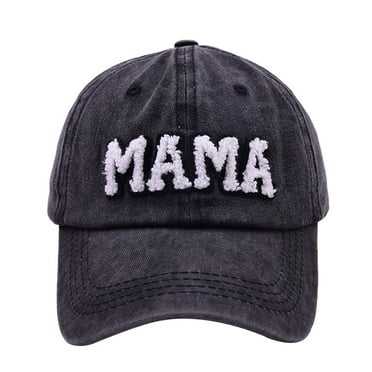 Mama Hat for Women, Gifts for Mom, New Mom, Mom to Be, Adjustable Washed Distressed Baseball Cap