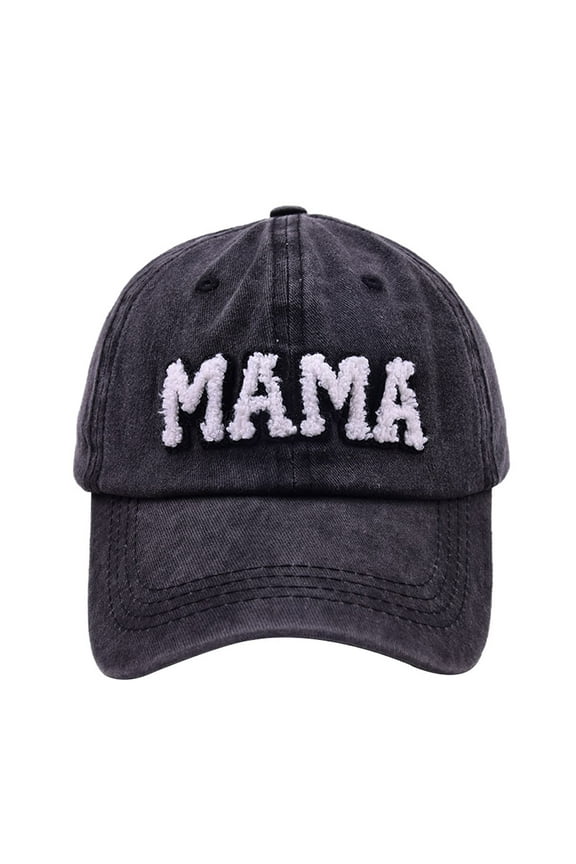 Mama Hat for Women, Gifts for Mom, New Mom, Mom to Be, Adjustable Washed Distressed Baseball Cap