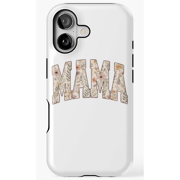 Mama Heart Graphic Art Typography Phone Case for iPhone 11 12 13 14 15 16 17 Pro Max