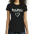 thumbnail image 1 of Mama Heart Graphic T-Shirts Black (M), 1 of 4