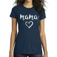 thumbnail image 1 of Mama Heart Graphic T-Shirts New Navy (2XL), 1 of 4