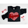 thumbnail image 1 of Mama Heart Women Sweatshirt, Valentine’s Day Crewneck, Cute Love Gift for Mom or Wife, 1 of 2