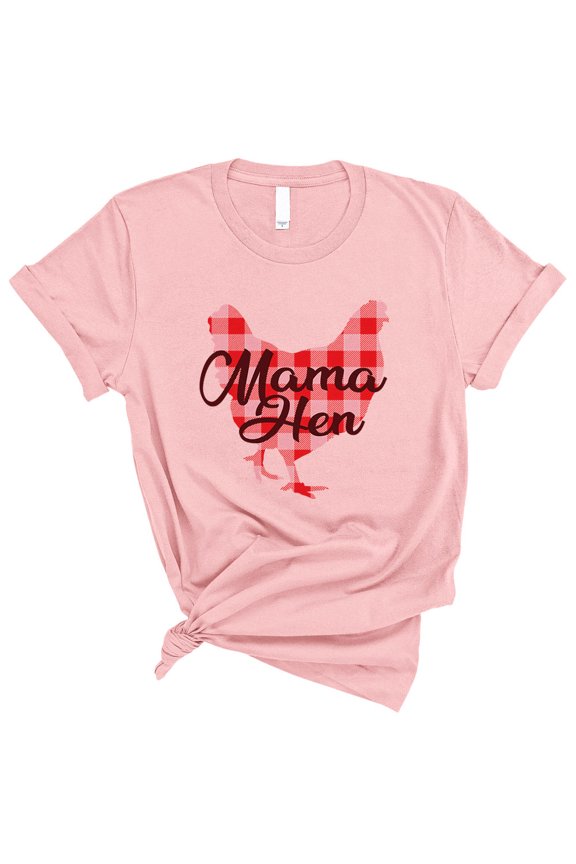 Mama Hen Shirt Unisex Small Pink