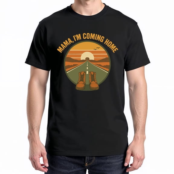 Mama I’m Coming Home T-Shirt – Vintage Retro Theme – Family Reunion or Casual Wear