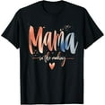 thumbnail image 1 of Mama In The Making New Mommy Pregnant Mom Pregnancy Mothers Funny Creative Graphic T-Shirt, 1 of 3