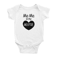 thumbnail image 1 of Mama Is My BESTIE Baby Outfits For Boys Girl Newborn Clothes, 1 of 5