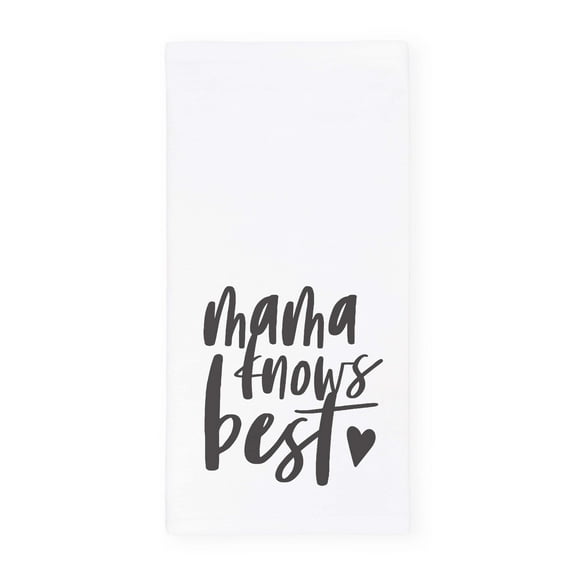 Mama Knows Best Kitchen Tea Towel
