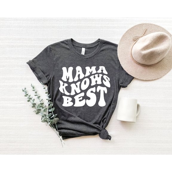 Mama Knows Best Shirt, Mom Life Shirt, Mothers Day, Pregnancy Shirt, Mom To Be Shirt, New Baby Announcement, Pregnancy Announcement, Vintage T-Shirt - All Sizes S-Xl, Gategoo